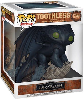 Фигурка Беззубик на скале &mdash; Funko Pop! MOVIES: HOW TO TRAIN YOUR DRAGON &mdash; TOOTHLESS ON ROCK #1792 86140 фото