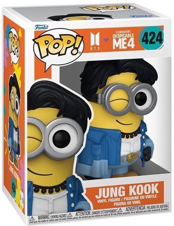 Фигурка Чонгук - Funko Pop! MINIONS X BTS #424 JUNG KOOK 85966 фото