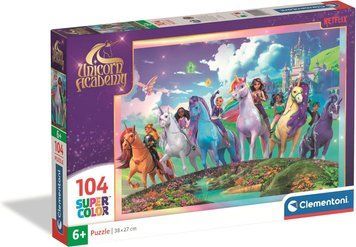 Пазл Clementoni: SuperColor &mdash; Unicorn Academy / Академія Єдинорогів (104 елементи) &mdash; 25091 25091 фото