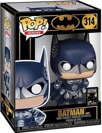 Фігурка Funko Pop! HEROES: Batman 80th &mdash; #314 Batman (1997), Бетмен 1997 року 37262 фото