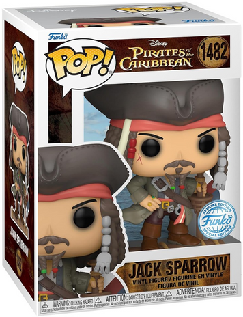 Фигурка Джек Спарроу - Funko Pop! PIRATES OF THE CARIBBEAN #1482 JACK SPARROW 81940 фото