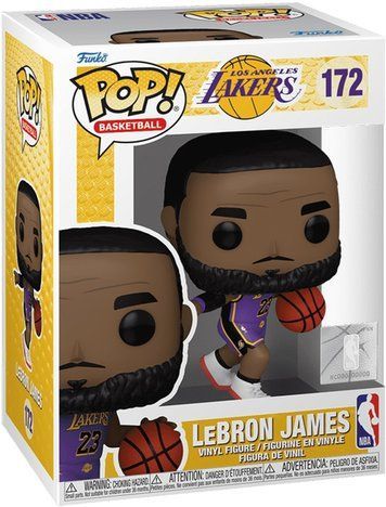 Фигурка Леброн Джеймс &mdash; Funko Pop! NBA: LOS ANGELES LAKERS &mdash; LEBRON JAMES #172 75117 фото
