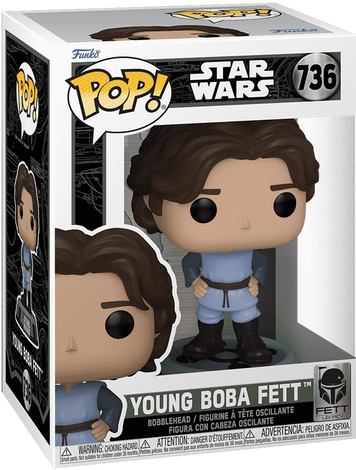 Фігурка Юний Боба Фетт &mdash; Funko Pop! STAR WARS: ATTACK OF THE CLONES &mdash; YOUNG BOBA FETT #736 82724 фото