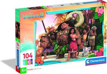 Пазл Clementoni: SuperColor &mdash; Disney Moana 2 / Ваяна 2 (104 елементи) &mdash; 25786 25786 фото