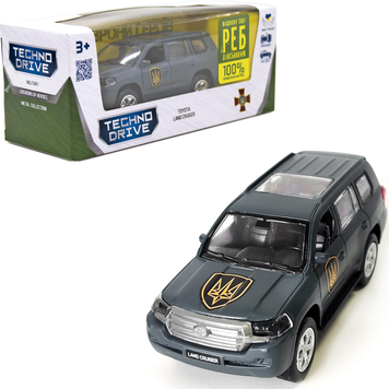 Автомодель Technodrive: Toyota Land Cruiser &mdash; &laquo;Рубіж&raquo; (Серія &laquo;Шеврони Героїв&raquo;) &mdash; KM6010 KM6010 фото