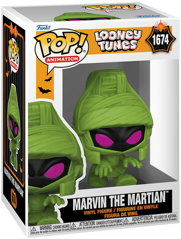Фігурка Марвін Марсіанин у костюмі мумії &mdash; Funko Pop! LOONEY TUNES: HALLOWEEN &mdash; MARVIN THE MARTIAN IN MUMMY COSTUME #1674 80871 фото
