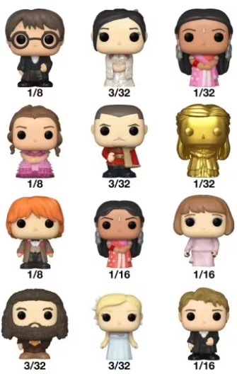 Фигурка Funko Bitty Pop! &mdash; Harry Potter and the Goblet of Fire, Гарри Поттер и Кубок Огня (Blind Box) 83660 фото
