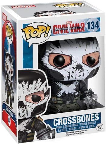 УЦІНКА!!! Фігурка Funko Pop CAPTAIN AMERICA: CIVIL WAR &mdash; #134 Crossbones, Кросбоунс У22701 фото