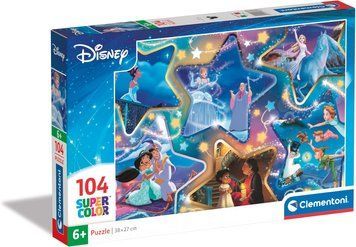 Пазл Clementoni: SuperColor &mdash; Disney Magic Moments / Чарівні моменти (104 елементи) &mdash; 25766 25766 фото
