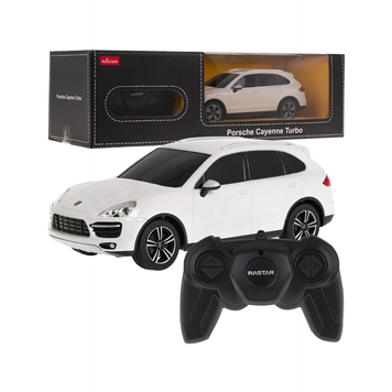 Машинка на управлінні 1:24 Porsche Cayenne Turbo білий RASTAR ZRC.46100.BIA фото
