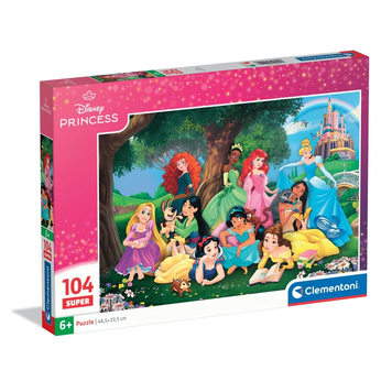 Пазл Clementoni: SuperColor &mdash; Disney Princess / Принцеси Діснея (104 елементи) &mdash; 25019 25019 фото