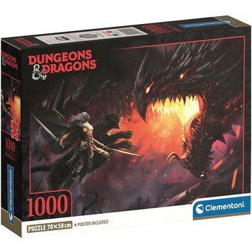 Пазл Dungeons&Dragons (Підземелля і дракони) - 1000 шт. Clementoni 39960 39960 фото