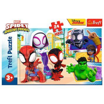 Пазл Trefl: Super Maxi / Spidey &mdash; Спайди и его удивительные друзья (24 эл.) &mdash; 14348 14348 фото