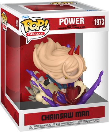 Фігурка Funko Pop DELUXE: CHAINSAW MAN &mdash; #1973 Power with Blood Hammer, Пауер із Кривавим Молотом 86487 фото