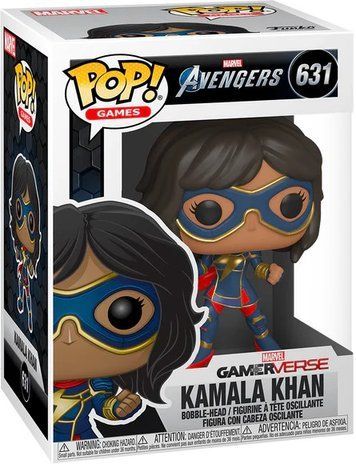 УЦЕНКА!!!Фигурка Камала Хан (Миз Марвел) &mdash; Funko Pop! MARVEL'S AVENGERS &mdash; KAMALA KHAN #631 У47760 фото