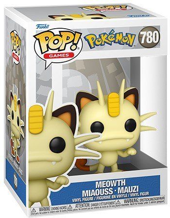 УЦЕНКА!!! Фигурка Мяут &mdash; Funko Pop! GAMES: POK&Eacute;MON &mdash; MEOWTH #780 У74630 фото