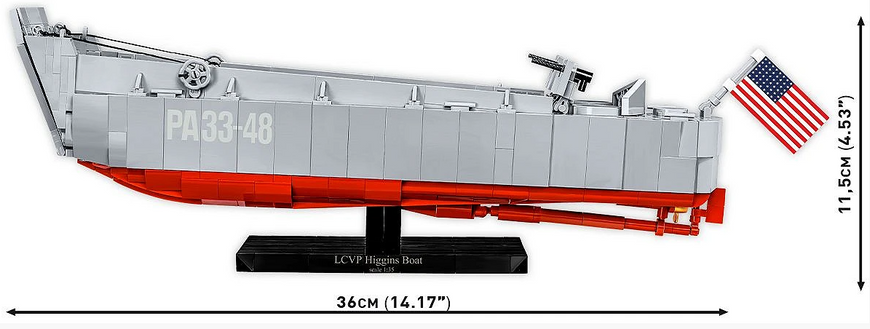 Конструктор дитячий Корабель LCVP Higgins Boat Cobi 4849 4849 фото