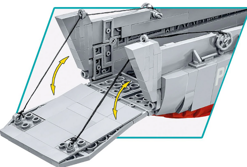 Конструктор дитячий Корабель LCVP Higgins Boat Cobi 4849 4849 фото