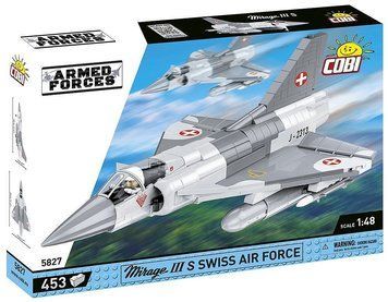Конструктор дитячий літак Mirage IIIS Swiss Air Force COBI 5827 5827 фото