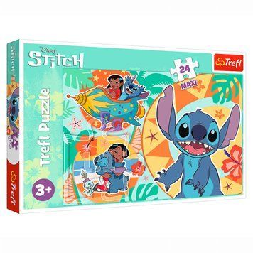 Пазл Trefl: Maxi / Lilo & Stitch &mdash; День рождения Стича (24 эл.) &mdash; 14365 14365 фото