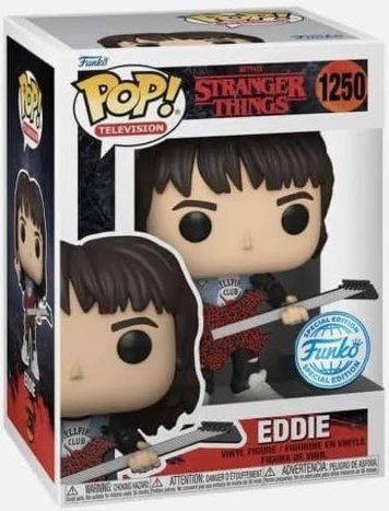 Фигурка Эдди Мансон с гитарой &mdash; Funko Pop! TELEVISION: STRANGER THINGS &mdash; EDDIE WITH GUITAR (SPECIAL EDITION) #1250 62400 фото