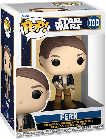 Фігурка Ферн із ліхтариком &mdash; Funko Pop! STAR WARS: SKELETON CREW &mdash; FERN WITH FLASHLIGHT #700 76733 фото