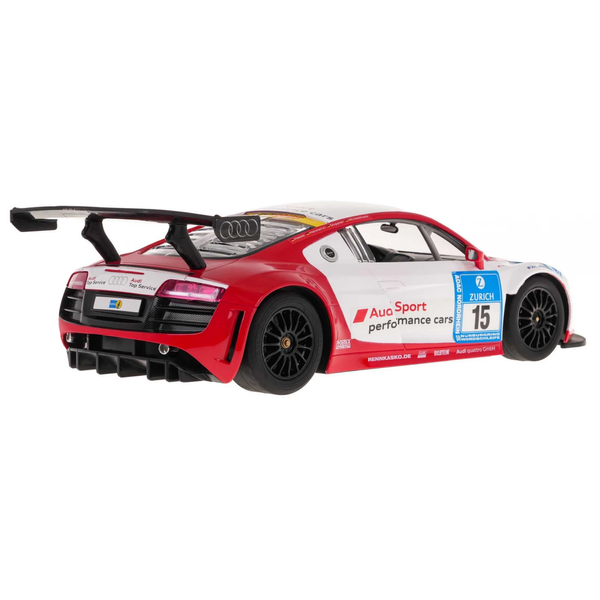 Машинка на радіоуправлінні Audi R8 LMS Performance 1:14 біла RASTAR &ndash; спортивна ліцензійна модель, пульт 2,4 ГГц ZRC.47510.BIA фото
