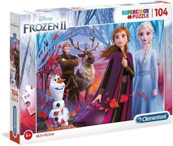 Пазл Clementoni: SuperColor &mdash; Disney Frozen 2 / Крижане серце 2 (104 елементи) &mdash; 27274 27274 фото