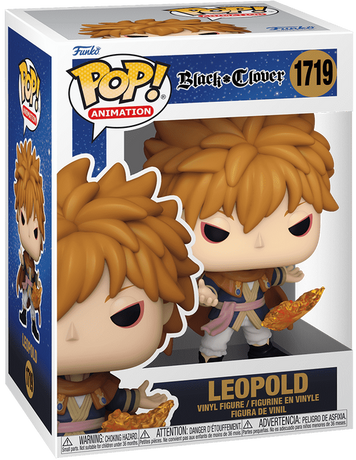 Фігурка Леопольд Верміліон &mdash; Funko Pop! ANIMATION: BLACK CLOVER &mdash; LEOPOLD VERMILLION #1719 80294 фото