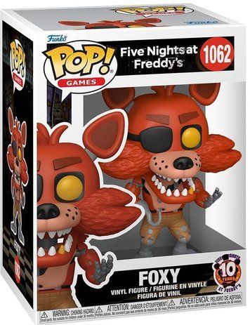 Фігурка Фоксі - Funko Pop! FIVE NIGHTS AT FREDDY'S: 10th ANNIVERSARY - FOXY #1062 87115 фото
