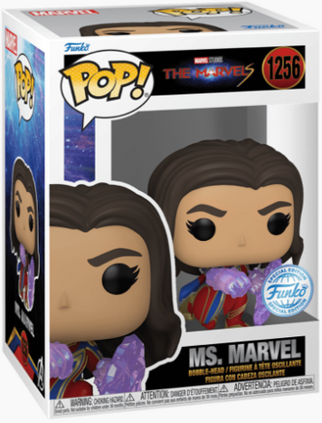УЦЕНКА!!! Фигурка Мисс Марвел (Увеличенный кулак) &mdash; Funko Pop! MARVEL: THE MARVELS &mdash; MS. MARVEL (EMBIGGEN PUNCH) (FUNKO SHOP EXCLUSIVE) #1256 У69192 фото