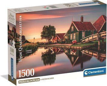 Пазл Clementoni: High Quality Collection &mdash; Zaanse Schans Amsterdam / Заансе-Сханс. Амстердам (1500 елементів) &mdash; 31734 31734 фото
