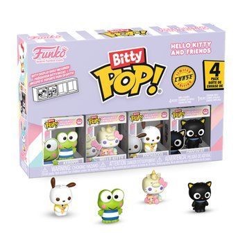 Набор мини-фигурок Bitty Pop! SANRIO: Hello Kitty and Friends (4-Pack) &mdash; Keroppi, Hello Kitty, Pochacco, Chococat (Chase) 85714 фото