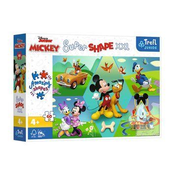 Пазл Trefl: Super Shape XXL &mdash; Всегда весело с Микки (60 эл.) &mdash; 50014 50014 фото