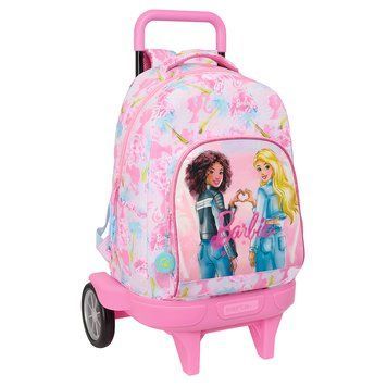 Школьный рюкзак на колесах Safta Barbie Painterly 33 л съемный (612510218) 612510218 фото