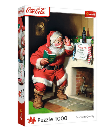 Пазл Санта Клаус біля каміну - 1000 елементів Trefl 10922 10922 фото