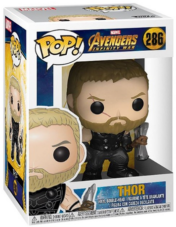 УЦЕНКА!!! Фигурка Тор - Funko Pop! AVENGERS: INFINITY WAR #286 THOR У26464 фото