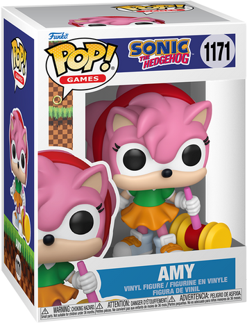 Фигурка Funko Pop SONIC THE HEDGEHOG &mdash; #1171 Amy Rose with Piko Hammer, Эми Роуз с молотом Пико-Пико 90834 фото