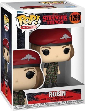 Фигурка Робин Бакли в роли охотника &mdash; Funko Pop! TELEVISION: STRANGER THINGS &mdash; ROBIN #1299 65635 фото