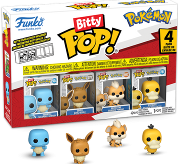 Набір міні-фігурок Funko Bitty POP! ANIMATION: Pok&eacute;mon &mdash; 4-Pack (Series 4 / Серія 4) 81135 фото