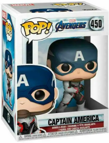 Фигурка Капитан Америка &mdash; Funko Pop! MARVEL: AVENGERS ENDGAME &mdash; CAPTAIN AMERICA #450 39086 фото