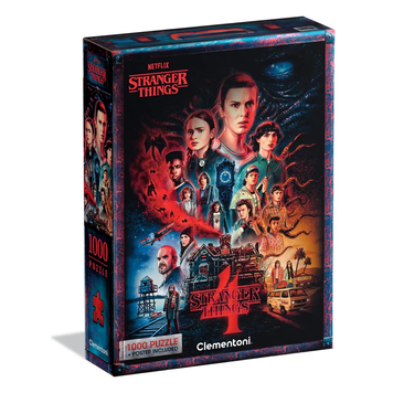Пазл Stranger Things (Дивні дива) - 1000 шт Clementoni 39980 39980 фото