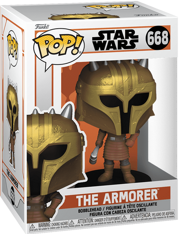 УЦЕНКА!!! Фигурка Оружейник &mdash; Funko Pop! STAR WARS: THE MANDALORIAN &mdash; THE ARMORER #668 У76554 фото