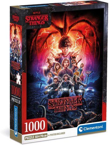 Пазл Stranger Things (Дивні дива) - 1000 шт. Clementoni 39713 39713 фото