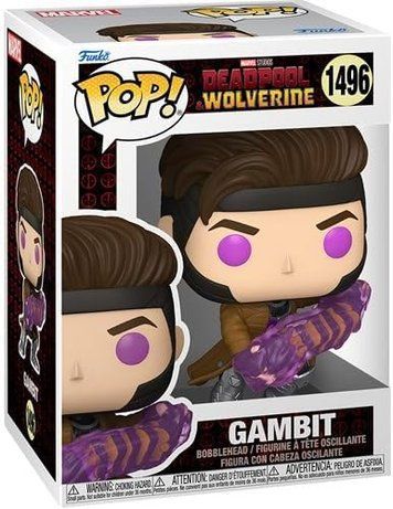 Фигурка Гамбит &mdash; Funko Pop! MARVEL: DEADPOOL & WOLVERINE &mdash; GAMBIT #1496 84848 фото
