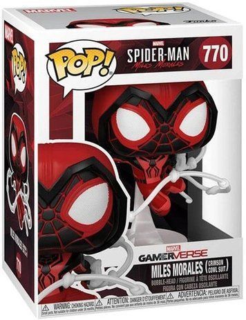 Фігурка Майлз Моралес у костюмі &laquo;Багряний каптур&raquo; &mdash; Funko Pop! GAMES: MILES MORALES &mdash; CRIMSON COWL SUIT #770 50155 фото