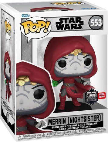 Фигурка Ночная Сестра Меррин &mdash; Funko Pop! STAR WARS: JEDI FALLEN ORDER &mdash; MERRIN NIGHTSISTER (SPECIAL EDITION) #553 65048 фото
