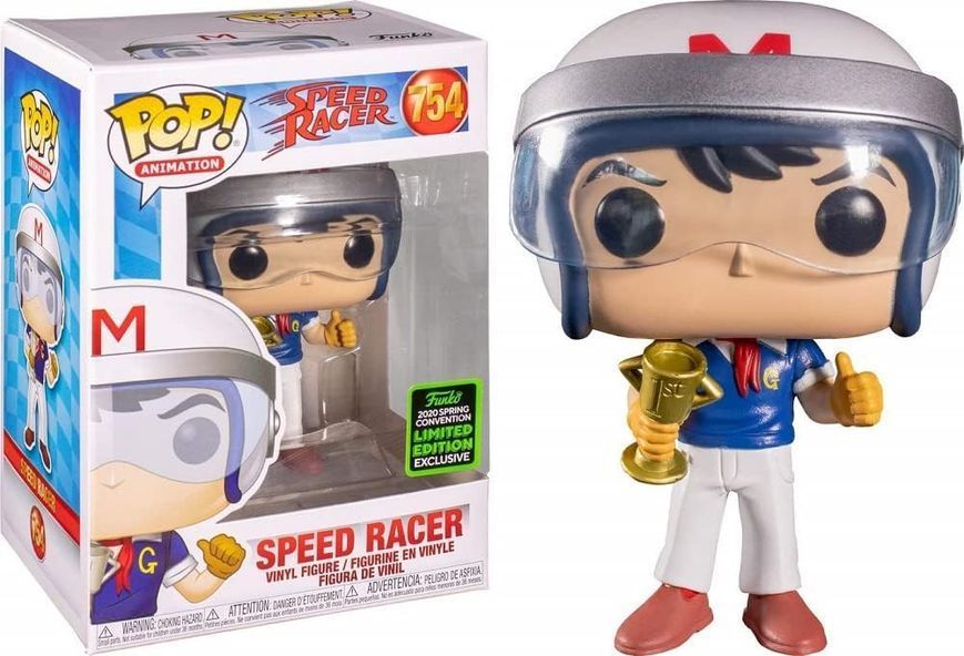 Фігурка Funko Pop! ANIMATION: Speed Racer &mdash; #754 Speed Racer (ECCC 2020 Shared Exclusive), Спіді-Гонщик 45924 фото