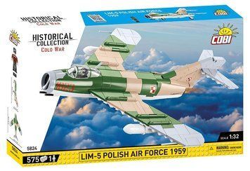 Конструктор дитячий літак LIM-5 Polish Air Force 1959 COBI 5824 5824 фото