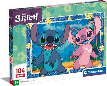 Пазл Clementoni: SuperColor &mdash; Disney Stitch / Стіч (104 елементи) &mdash; 27573 27573 фото